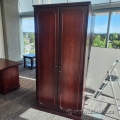 Mahogany Executive 2 Door Wardrobe and Storage Cabinet